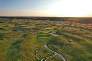 Prairie Club (Dunes) 17th Sunset Aerial